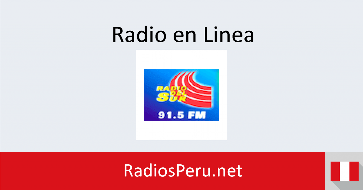 Radio del Sur (Lurín) en vivo Radios Perú